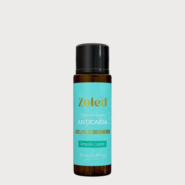 Ampolla capilar anti-caída con aceite esencial de menta piperita