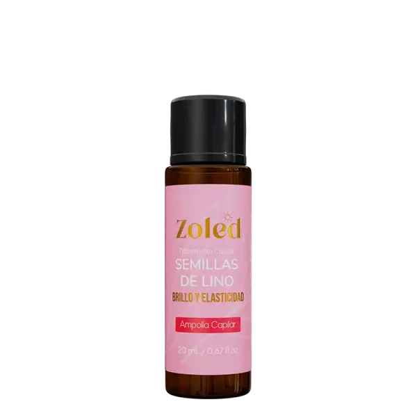 Ampolla semillas de lino para el cabello