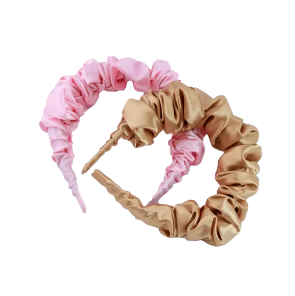 Diadema hecha de satín perfecta para todo peinado cuida el cabello