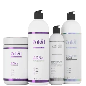 Sistema ADN Capilar: Shampoo paso1, ADN 2 y 3, Shampoo sin sales